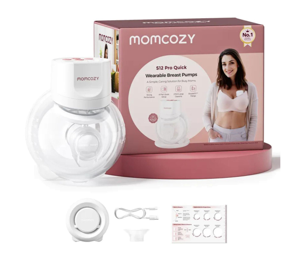 MOMCOZY Laktator S12 PRO QUICK, muszlowy, bezprzewodowy, pojedynczy, - 1595122 - zdjęcie 4
